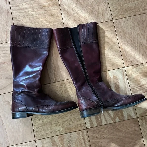 Oxford Tall Boots Moosto Italy Milano , sz 40